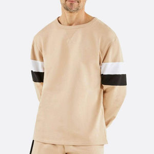 Sudadera de Hombre Recién Llegada, de Alta Calidad, 100% Algodón, Cuello Redondo Básico, Personalizable, Sudadera de Algodón Mezclado de Fábrica - Product Image 1