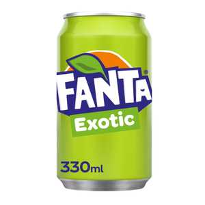 Venta al por mayor de Fanta Exotic en paquete de 24 latas de 330 ml de origen neerlandés con precios competitivos para importadores globales. - Product Image 3