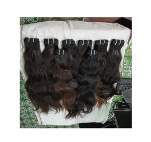 Cheveux vierges doublement étirés, mèches de cheveux cambodgiens bruts non traités, cheveux humains vierges en vrac pour salon - Product Image 5