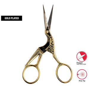 Tijeras Profesionales para Bordar, de Acero Inoxidable con Punta Fina, para Cortar Hilos de Coser - Product Image 4