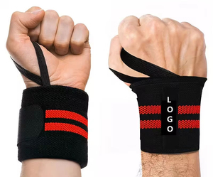 Anti Slip Elastic Wrist Wraps for Strength <b>Training</b> Gym Workout Powerlifting and Long Lasting Joint Support for <b>Weight</b> lifting - Product Image 2