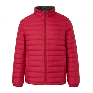 Custom Mens Puffer Jacket With Pockets Winter Warm Padded Coat Windproof Streetwear Wholesale OEM Manufacturer - Product Image 6