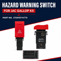 Warnblinkerschalter Teilenummer 3750907Y4T70 Passend für JAC Gallop K5 K7 LKW Notfall-Blinklichtschalter