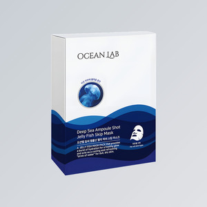 Masque facial EMS Osyeonraep Ocean Lab Deep Sea Ampoule Shot Jellyfish Skip Mask Pack 10 feuilles 1 pochette masque en tissu coréen - Product Image 1