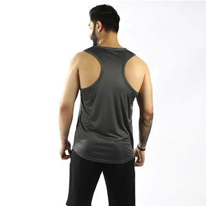 Camiseta sin Mangas para Hombre, 100% Algodón, Color Liso, Personalizable, al por Mayor - Product Image 6