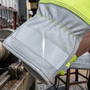 Goat Grain Leather Industrial Safety Driving <b>Gloves</b> Anti-Slip Heat Resistant Cold Resistant Tear-Resistant Anti-static - Product Image 6