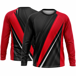 Camiseta Deportiva Personalizada de Manga Larga para Hombre, Camiseta Atlética Sublimada, Uniforme de Equipo para Entrenamiento, Running, Fútbol, Venta al Por Mayor - Product Image 6