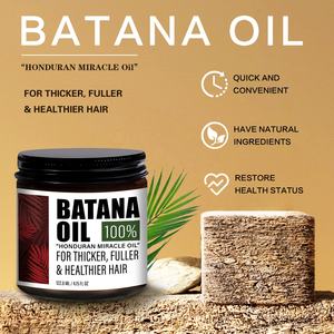 Minyak Batana Label Pribadi Perawatan Mentega Batana Organik Mempromosikan Pertumbuhan Rambut Melembapkan Memperbaiki Kerusakan Minyak Pertumbuhan untuk Rambut - Product Image 1