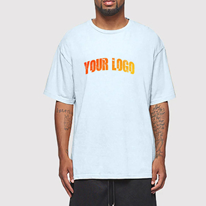 Camiseta de algodón 100% de alto gramaje (210 g/m²), ecológica, de secado rápido, corte holgado, color liso, cuello redondo, transpirable y personalizable para hombre. - Product Image 5