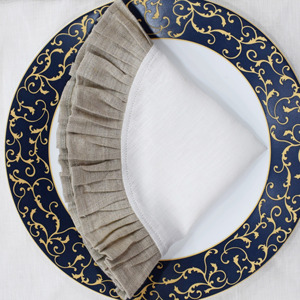 Customizable Linen Napkin for <b>Table</b> Kitchen Decor Multi Purpose <b>Cloth</b> Accessory Best Price Linen Napkin - Product Image 2