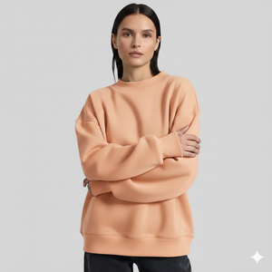 Sudadera Ligera y Cómoda para Mujer, Cuello Alto, Estilo Moderno, OEM ODM - Product Image 1