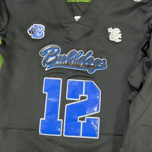Uniforme de Fútbol Americano de Manga Corta, Transpirable, de Talla Grande, con Diseño Personalizado de Alta Calidad, Sublimado y Bordado - Product Image 5
