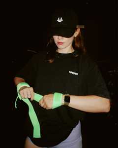 Sangles de musculation en néoprène 7 mm avec logo personnalisé, antidérapantes, à compression, pour entraînement de force et soulevés de terre, avec fermeture auto-agrippante réglable - Product Image 5