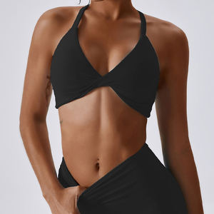 Sujetador Deportivo de Nailon y Elastano para Mujer, de Secado Rápido, para Yoga, Gimnasio, Fitness, Sujetador Deportivo Corto y Suave para Chicas - Product Image 4