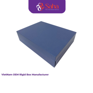 Gift Handmade Recyclable Bio-degradable <b>Kraft</b> Paper OEM Customizable Gold Foil Stamping Embossing Matt Lamination Vietnam <b>Boxes</b> - Product Image 1