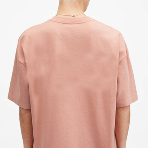 T-shirt col rond pour homme en coton, confortable, décontracté, uni, léger, vêtements d'été, vente en gros - Product Image 3