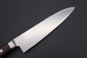 Custom Handmade Forged Modern Chef <b>Knife</b> Stainless Steel Blade 8in Length Ambidextrous Wooden Handle 3.0mm Thickness Extra <b>Sharp</b> - Product Image 3