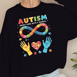 El AUTISMO NO VENDE CON UN MANUAL sudaderas de mujer - Product Image 2