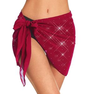 <b>Women</b> Cover Ups Beach Swimsuit <b>Sarongs</b> Semi-Sheer Coverups for Bathing Suits Skirt Chiffon - Product Image 1