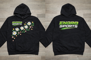 Hoodie en molleton de coton 1:1 avec impression en relief 'Tears' pour designer de jeans personnalisés, 350 g/m² - Product Image 4