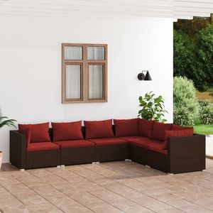 Set da giardino marrone e rosso cannella - Product Image 1