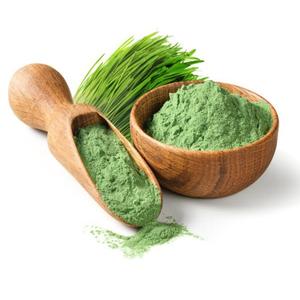 Poudre de feuilles d'herbe d'orge pure biologique, super aliment vert, riche en antioxydants, fibres et vitamines pour la détox, les smoothies et les jus - Product Image 2