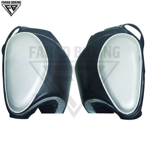 Protectores de Muslos de Cuero PU con Logotipo Personalizado, para Kickboxing, Boxeo y Muay Thai, Duraderos, Ligeros, con Absorción de Impactos y Ajuste Cómodo - Product Image 1