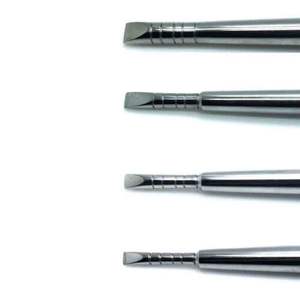 Astrin Surgical Dental Ridge <b>Chisels</b> with Mead Mallet 5-Piece Bone Splitting Surgical Implant Instruments Set for Precision - Product Image 5