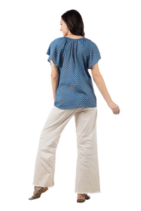 Meilleures ventes de vêtements grande taille confortables et à la mode Haut à col en O avec motif en pointillés à vendre par un exportateur indien à bas prix - Product Image 6