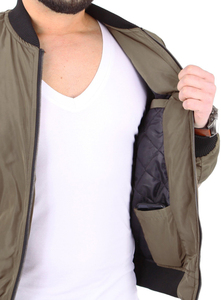 High Quality <b>Men</b> Designer Eco-Friendly <b>Waterproof</b> Windproof Streetwear Bomber <b>Jacket</b> with <b>Lightweight</b> Fabric - Product Image 6
