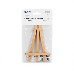 ขาตั้งไม้ Iln ขนาด 7.5x12.5 ซม. สำหรับจัดแสดงงานศิลปะ - Product Image 1