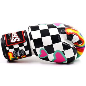 Guantes de Boxeo Profesionales Personalizados, Ligeros, Transpirables, con Protección UV, Hechos con Cuero 100% Original, OEM, con Gancho Impreso Personalizado - Product Image 3