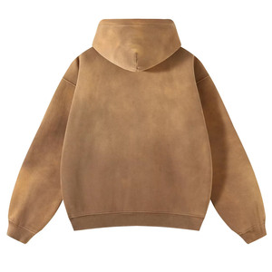 Eyre Sport Wear Sudadera con capucha con cremallera personalizada, estilo vintage, con lavado ácido, de peso pesado, desgastada, con efecto descolorido por el sol, estilo streetwear, lisa - Product Image 3