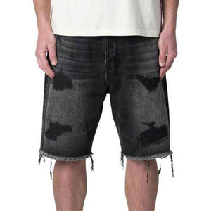 Shorts en jean pour homme de qualité supérieure, 100% coton, dernière mode streetwear, shorts en jean légers pour l'été - Product Image 3