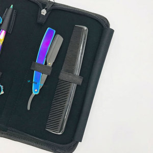 Professional Hair Cutting Thinning Scissors <b>Set</b> with Comb Razor Sharp Blade Tip Sustainable Steel Rainbow Plasma <b>Barber</b> Shears - Product Image 3