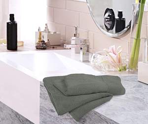 Serviette de toilette style hôtel en pur coton, logo personnalisé, douce, pour la maison, le spa, le bain, couleur unie, super douce, haute qualité, vente en gros - Product Image 4