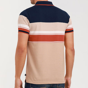 Chemise Homme Beige à Manches Courtes en Jersey Tricoté Couleur Unie Respirante Design Décontracté avec Poche Poitrine Personnalisée - Product Image 3