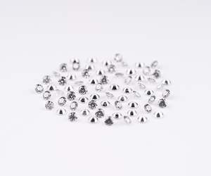 1.50 MM, Diamante natural suelto, Diamante sal y pimienta, Diamante de talla brillante redonda, Diamante Melee de fantasía para la fabricación de joyas - Product Image 2