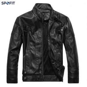 <b>Men's</b> Genuine <b>Leather</b> Casual Slim Fit Reversible Winter Motorcycle <b>Leather</b> <b>Jacket</b> Custom Logo - Product Image 4