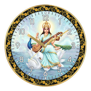 Horloge murale promotionnelle Royal Hanuman Ji avec impression pour salon - Décoration de luxe pour la Saint-Valentin et Noël - Product Image 6