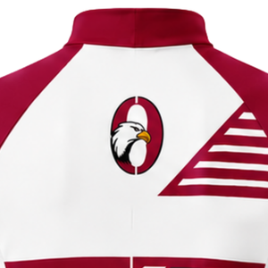 Crimson Red White <b>Cycling</b> Jersey <b>Shorts</b> Set <b>Short</b> Sleeve Full Zip Quick Dry <b>Padded</b> Bicycle Racing Training Team Performance - Product Image 4