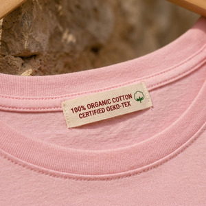 T-shirt court en coton biologique pour femme, respirant, antistatique, antibactérien, logo personnalisé - Product Image 4