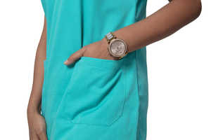 2026 OEM Wholesale Custom Top-Grade Summer Short Sleeve Scrubs Uniforms Eggplant <b>Purple</b> Unisex Cheap Nursing Sets Supplier - Product Image 5