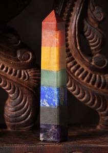 Pierre d'inquiétude en cristal naturel, pierres de pouce multi-gemmes pour la guérison et le soulagement de l'anxiété, vente en gros chez Aameena Agate - Product Image 3