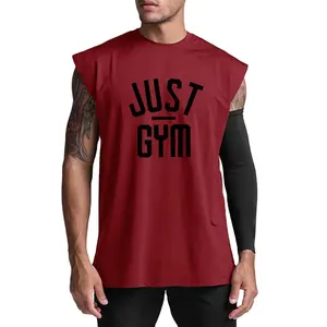 MOQ bajo personalizado deportes 3D Impresión digital hombres camisetas sin mangas moda personalizada a la moda de 2017 - Product Image 1
