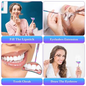 กระจกต่อขนตา 2 ชิ้น สำหรับต่อขนตา ทรงครึ่งวงกลม เหล็กกล้า ขนาด 1.96 นิ้ว - Product Image 2