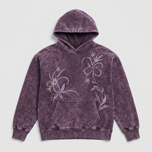 Sweat à capuche brodé confortable pour homme, en tissu doux avec broderie détaillée et style décontracté, idéal pour les voyages, les loisirs et le quotidien. - Product Image 2