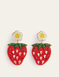 Pendientes de Cuentas Hechos a Mano al por Mayor, Pendientes Bordados Multicolores para Mujer, Accesorios de Moda al Mejor Precio - Product Image 1