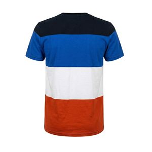เสื้อยืดคุณภาพพรีเมียม สีกรมท่า ผ้าฝ้าย แบบสามแถบ มีหลายสีให้เลือก เสื้อยืดเปล่า ไซส์ใหญ่ ระบายอากาศได้ดี - Product Image 2