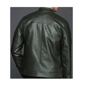 Veste en cuir classique pour homme - Design de haute qualité, durable et élégant pour un usage quotidien - Product Image 3